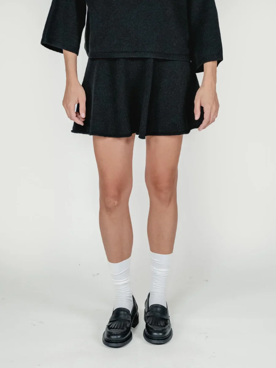 GONNA IN MAGLIA NERO - immagine 3