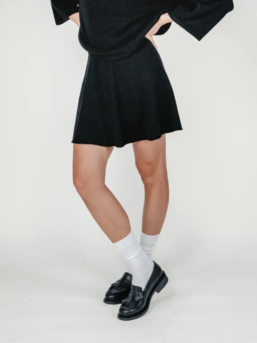 GONNA IN MAGLIA NERO - immagine 4