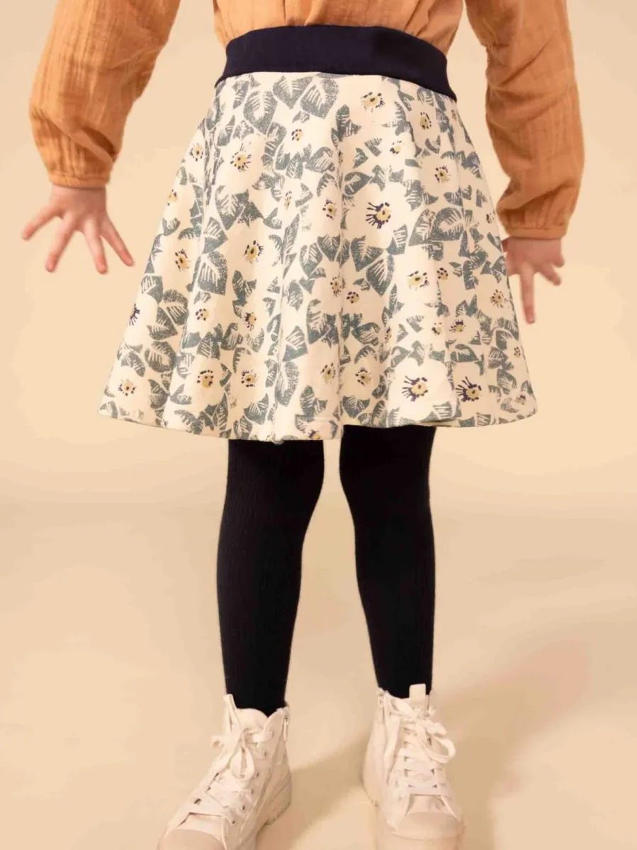 GONNA IN MOLLETON SPAZZOLATO BAMBINA