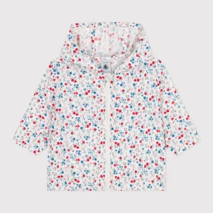 Giacca a vento anti-UV in poliestere con stampa a fiori BEBè