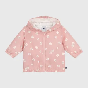 Giacca a vento con stampa floreale bebè