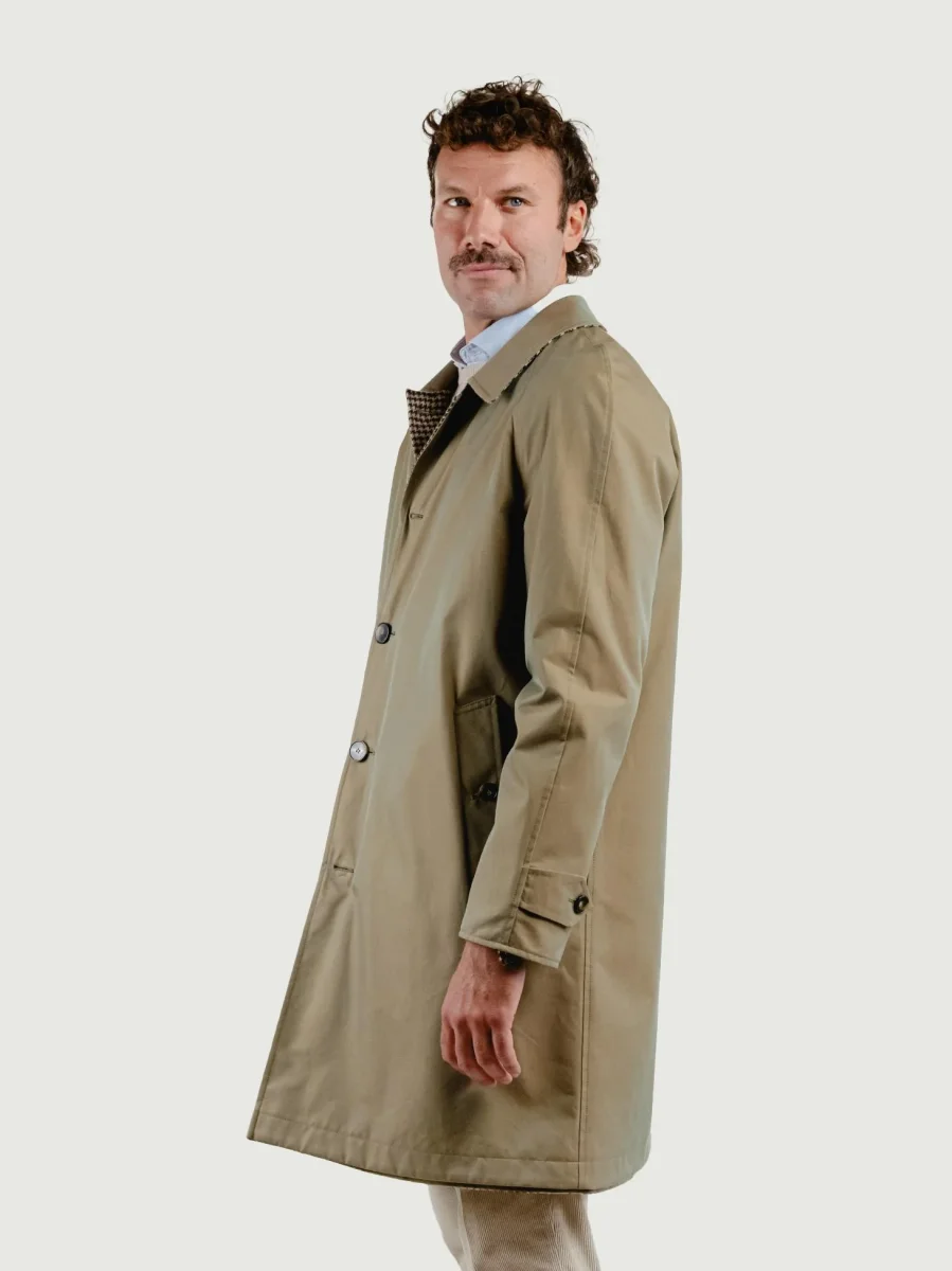 IMPERMEABILE DEAN REVERSIBILE CON INTERNO IN LANA - immagine 4