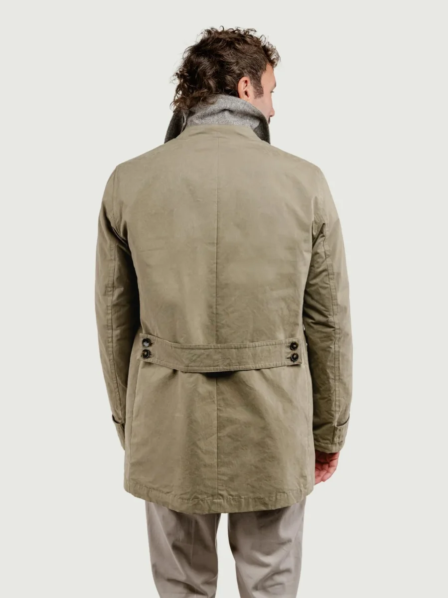 IMPERMEABILE TERENCE BEIGE CON INTERNO IN LANA - immagine 5