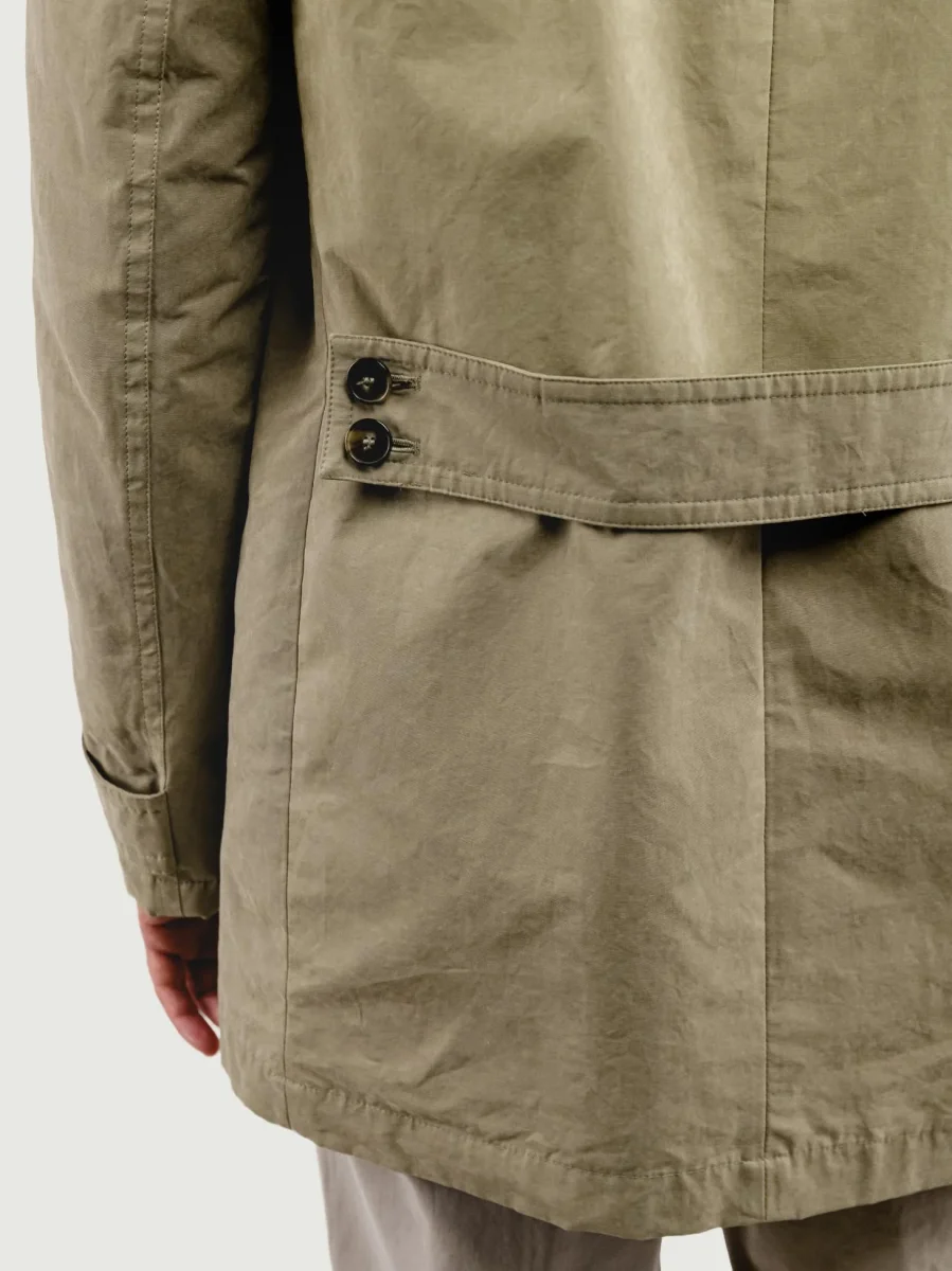 IMPERMEABILE TERENCE BEIGE CON INTERNO IN LANA - immagine 6