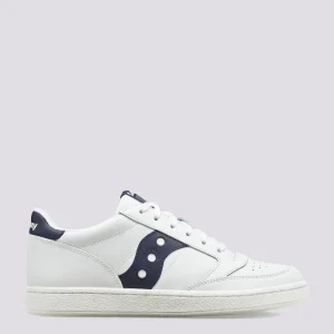 JAZZ COURT IN PELLE BIANCO E BLU