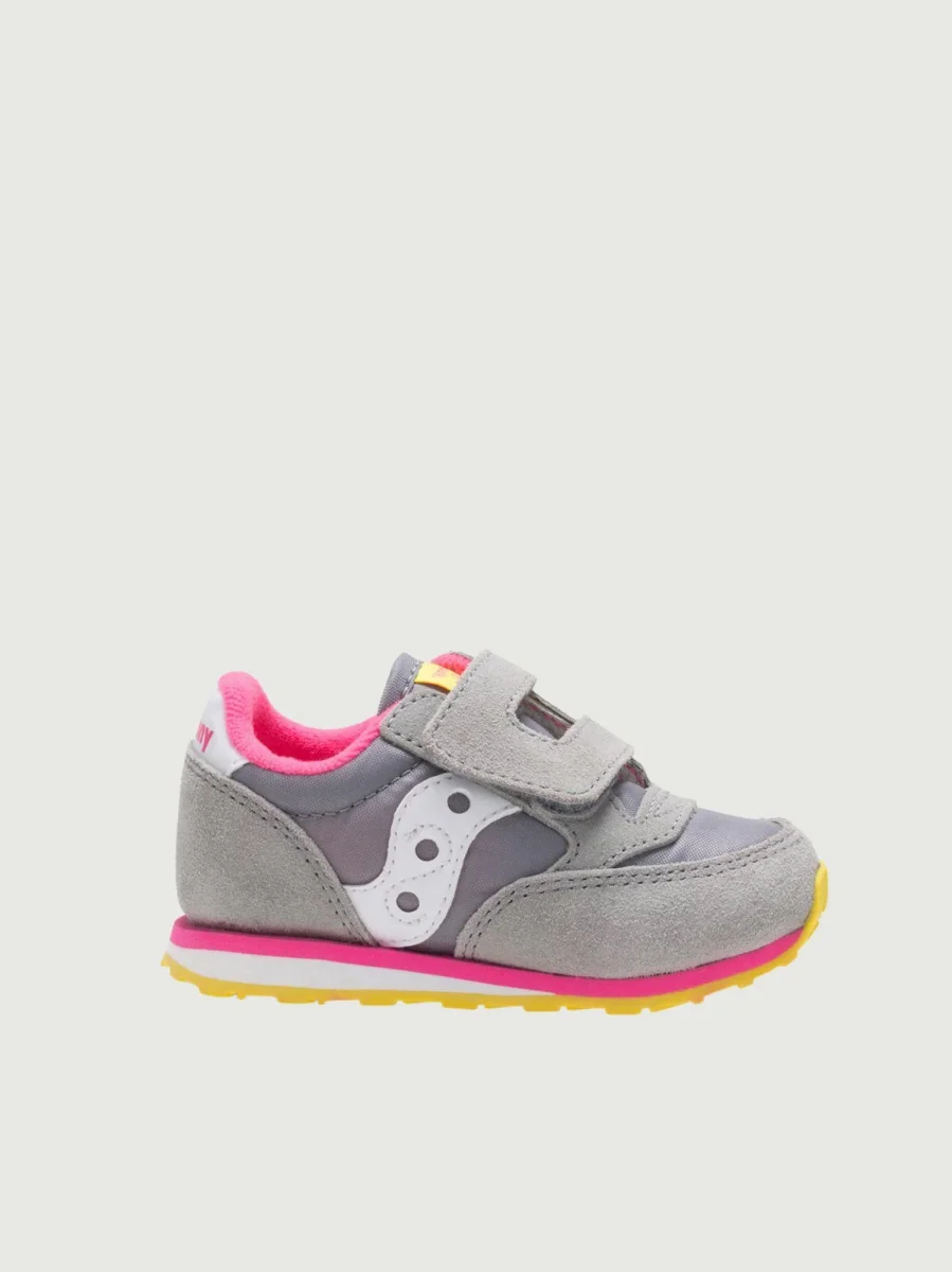 JAZZ ORIGINAL SAUCONY GREY PINK BEBÈ