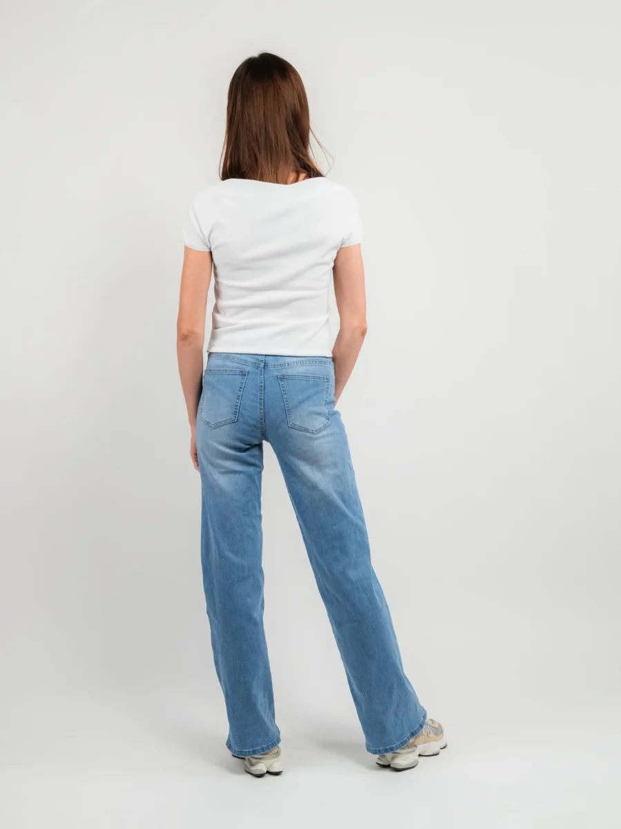 JEANS 5 TASCHE A PALAZZO - immagine 5