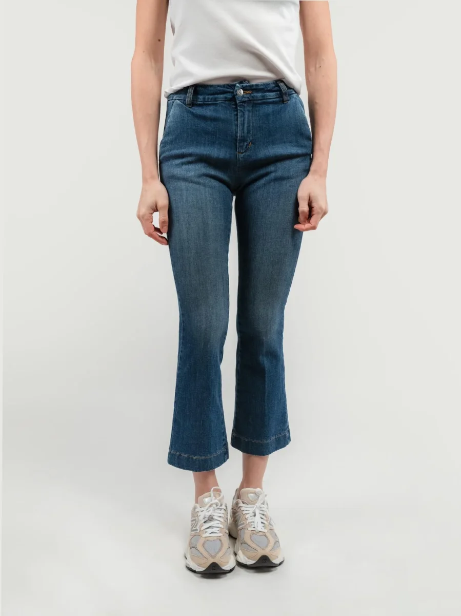 JEANS A TROMBETTA LAVAGGIO MEDIO - immagine 3