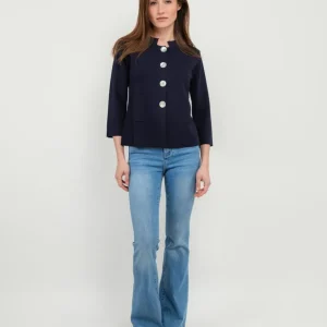 JEANS A ZAMPA IN DENIM CHIARO