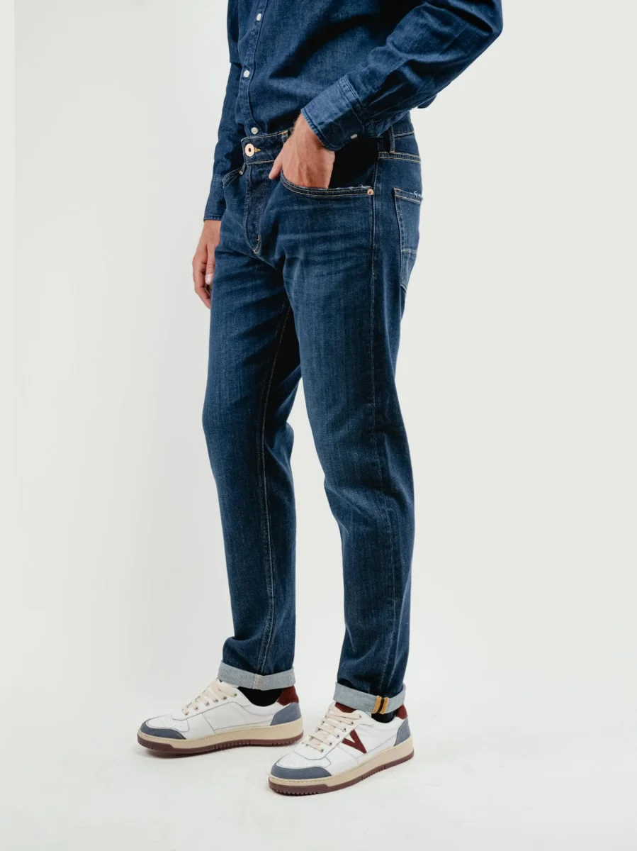 JEANS BARNEY IN DENIM SCURO - immagine 4