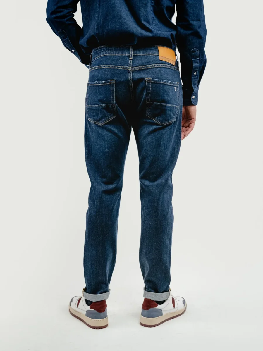 JEANS BARNEY IN DENIM SCURO - immagine 5
