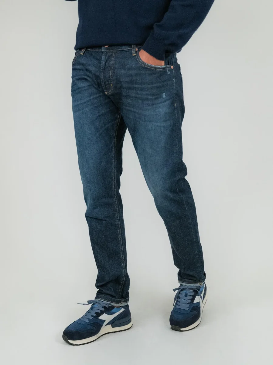 JEANS BARNEY IN DENIM SCURO