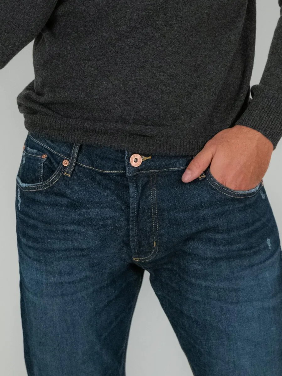 JEANS BARNEY IN DENIM SCURO - immagine 5