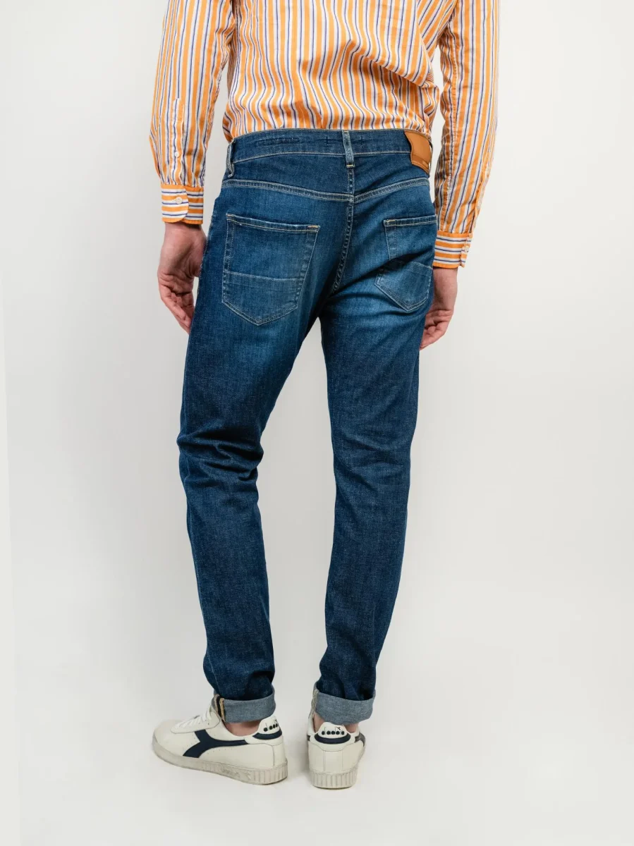 JEANS BARNEY LAVAGGIO SCURO - immagine 4