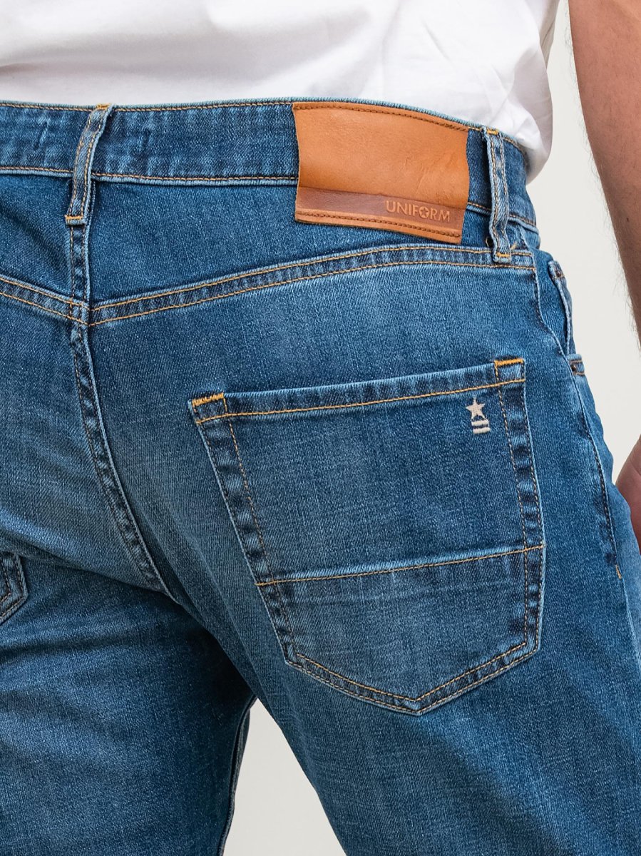 JEANS BARNEY REGULAR FIT LAVAGGIO MEDIO - immagine 5