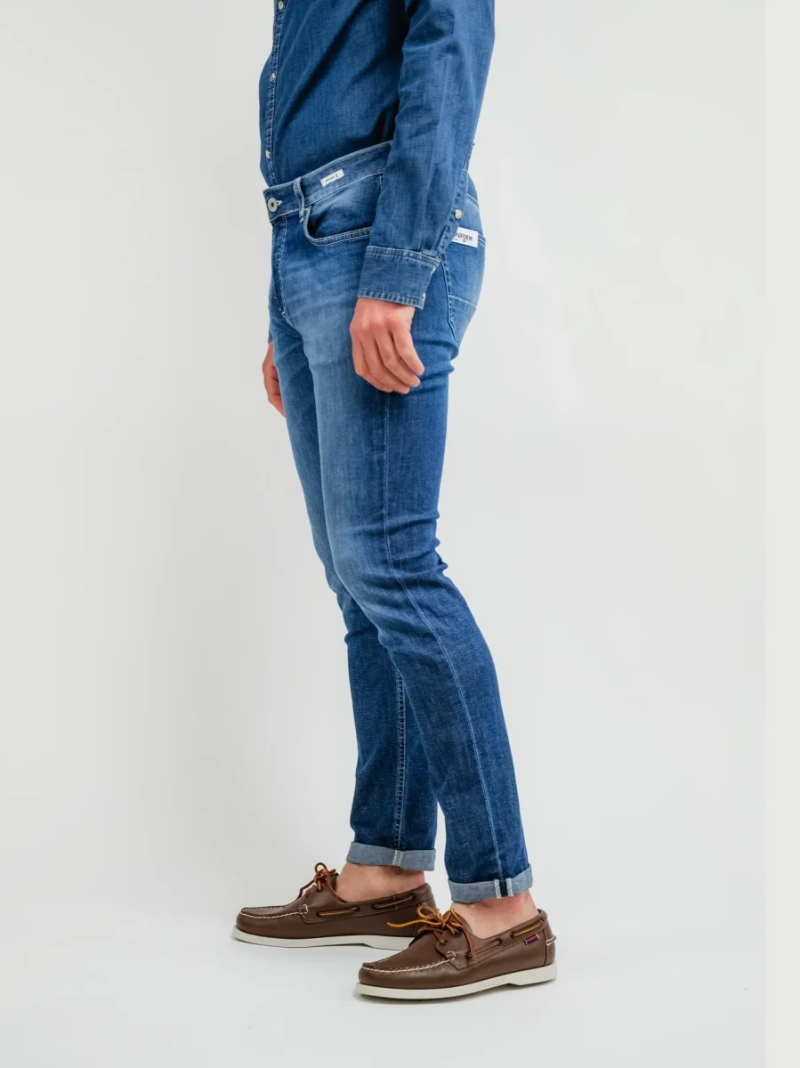 JEANS IBANEZ IN DENIM LAVAGGIO SCURO - immagine 3