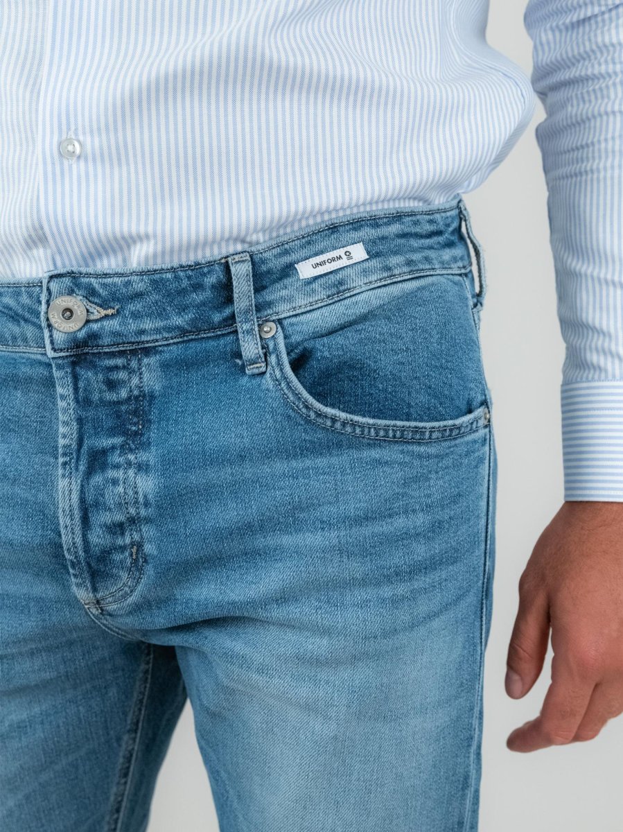 JEANS IBANEZ SLIM FIT DENIM CHIARO - immagine 5