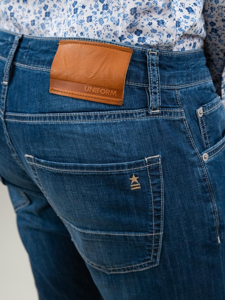 Jeans Barney in Denim medio - immagine 6