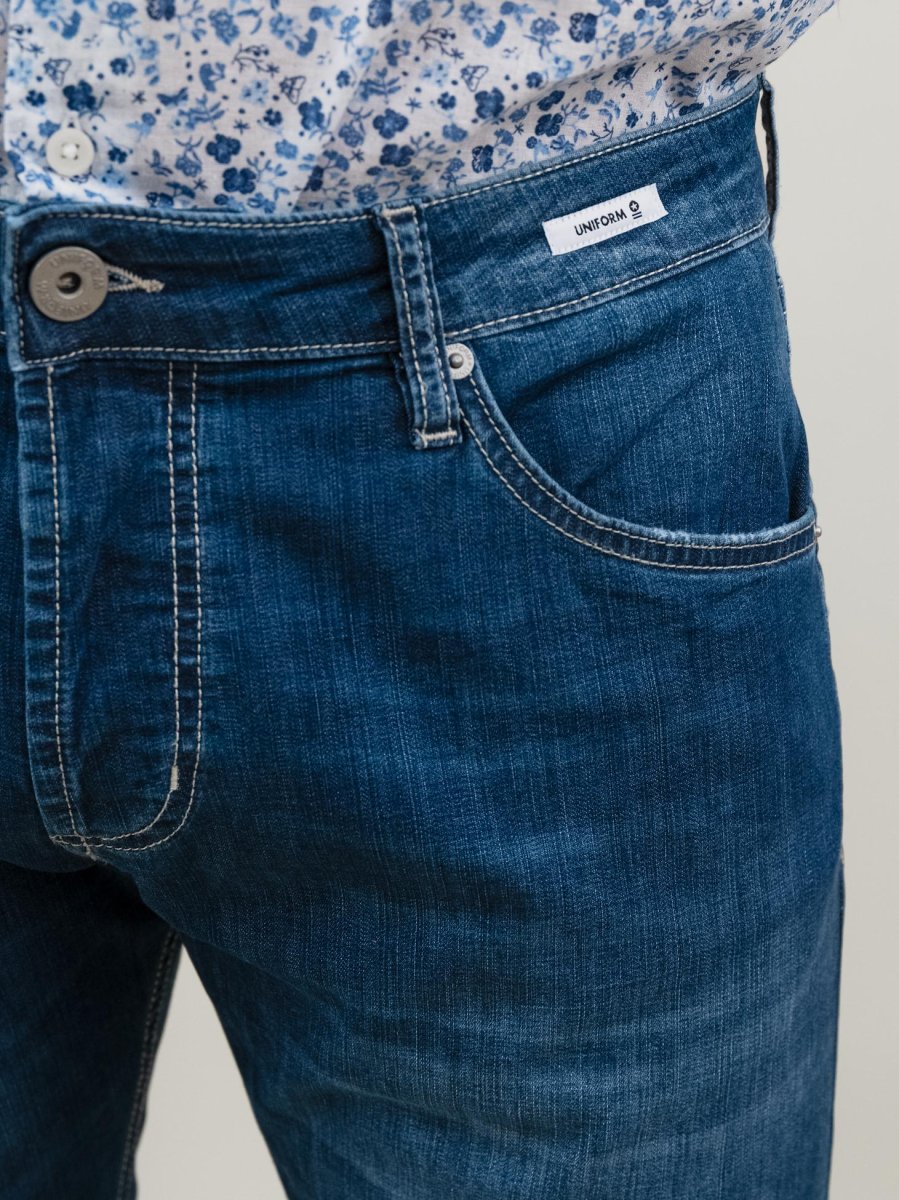 Jeans Barney in Denim medio - immagine 5