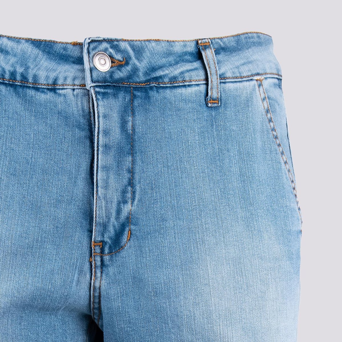 Jeans chiaro Andrea Morando con tasca a filo - immagine 4