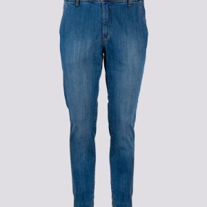 Jeans scuro Andrea Morando con tasca a filo