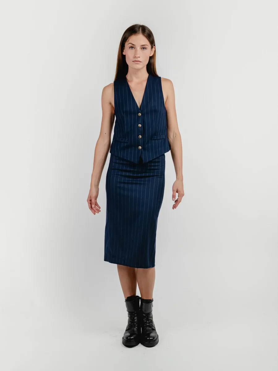 LONGUETTE GESSATO BLU