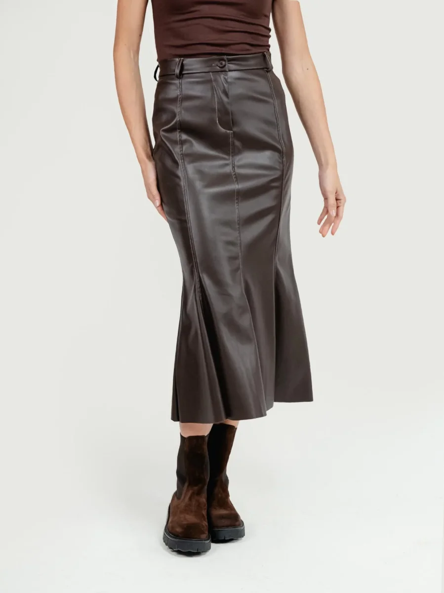 LONGUETTE IN ECOPELLE TESTA MORO - immagine 3