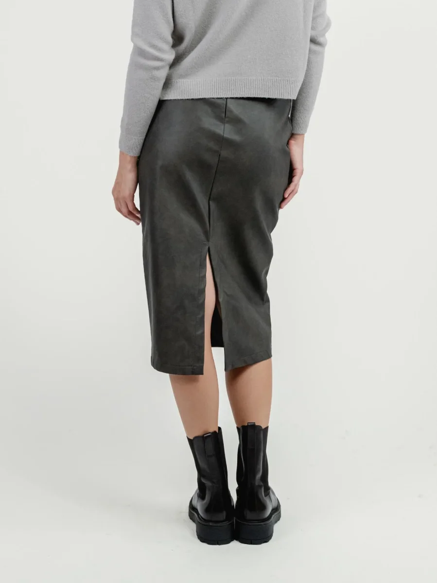 LONGUETTE IN ECOPELLE TESTA MORO - immagine 5