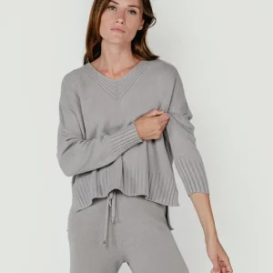 MAGLIA CON SCOLLO A V TORTORA