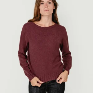 MAGLIA GIROCOLLO BORDEAUX