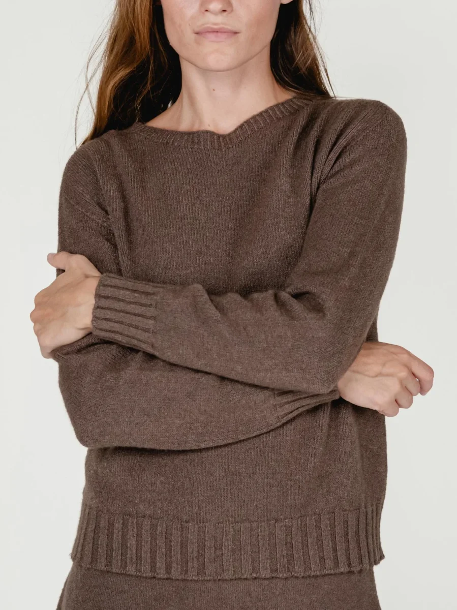 MAGLIA GIROCOLLO TABACCO - immagine 5