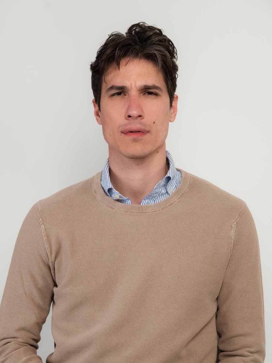 MAGLIA IN COTONE GRANA DI RISO BEIGE - immagine 5