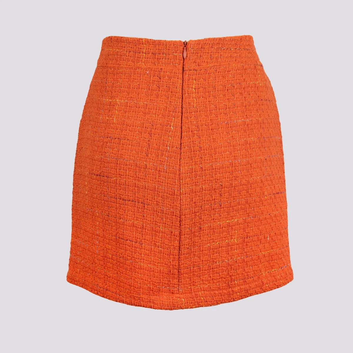 MINIGONNA IN BOUCLE CON BOTTON - immagine 4