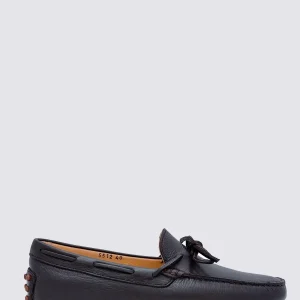 MOCASSINO CON GOMMINI IN PELLE LUCIDA