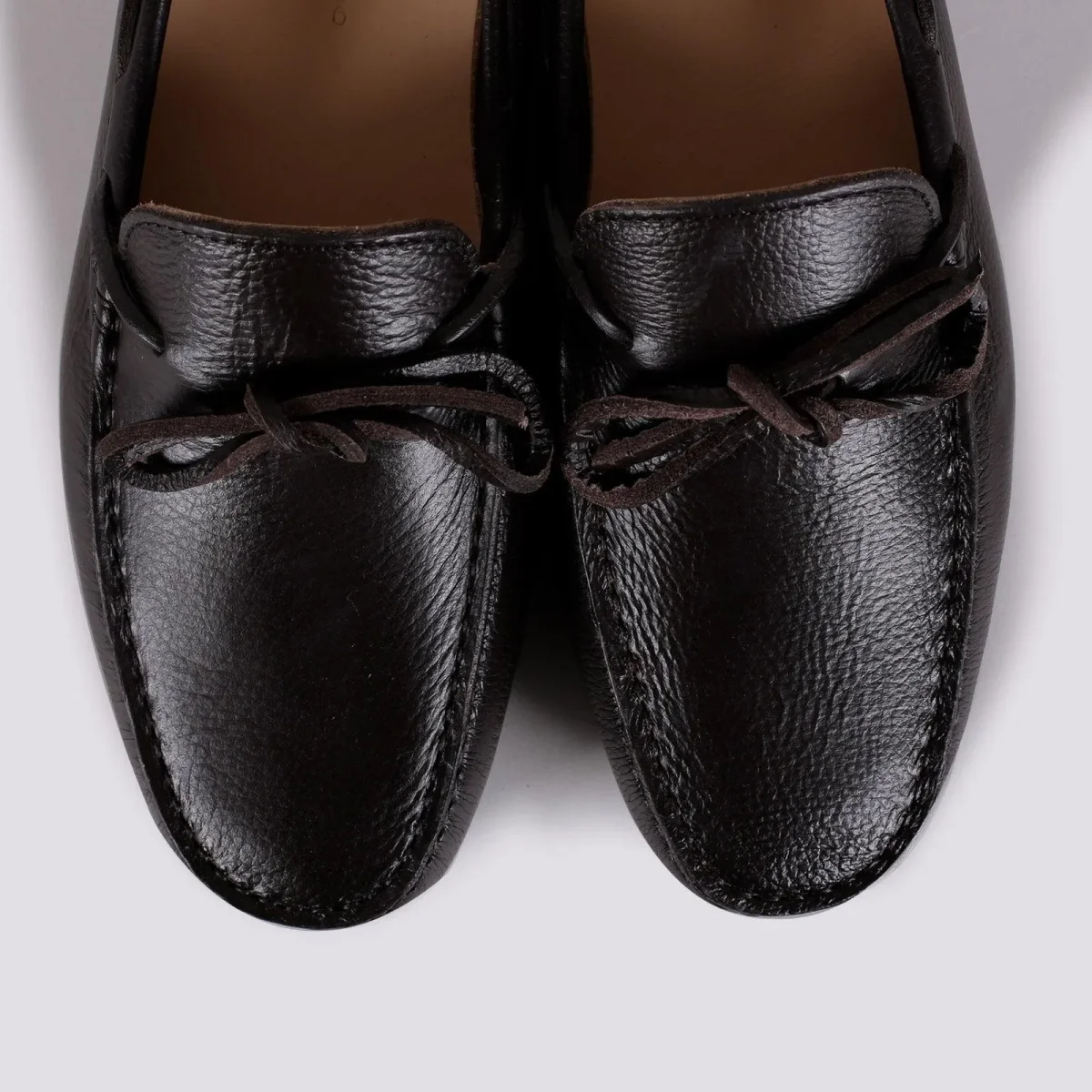 MOCASSINO CON GOMMINI IN PELLE - immagine 4