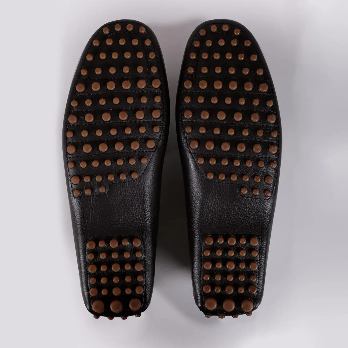 MOCASSINO CON GOMMINI IN PELLE - immagine 7