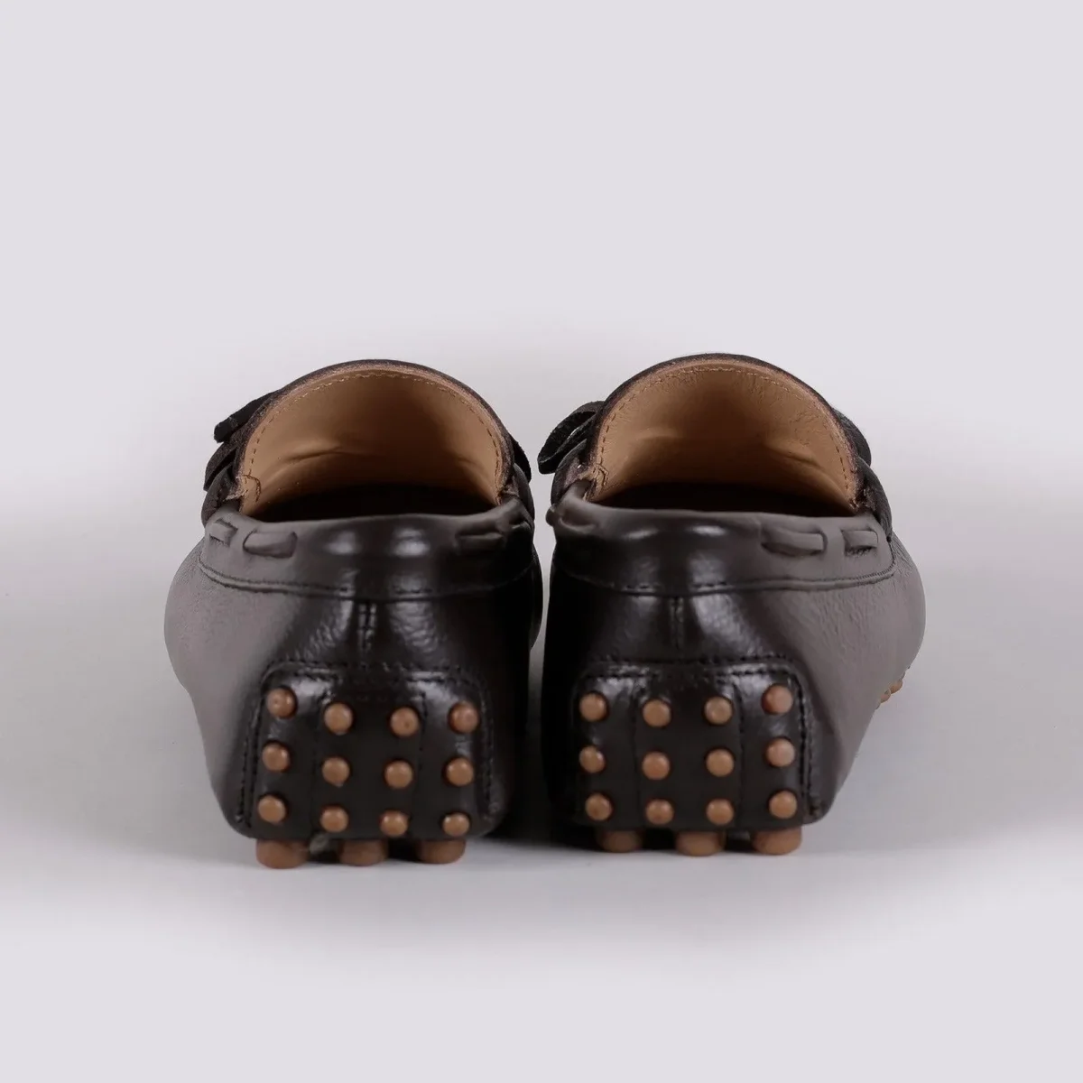 MOCASSINO CON GOMMINI IN PELLE - immagine 6