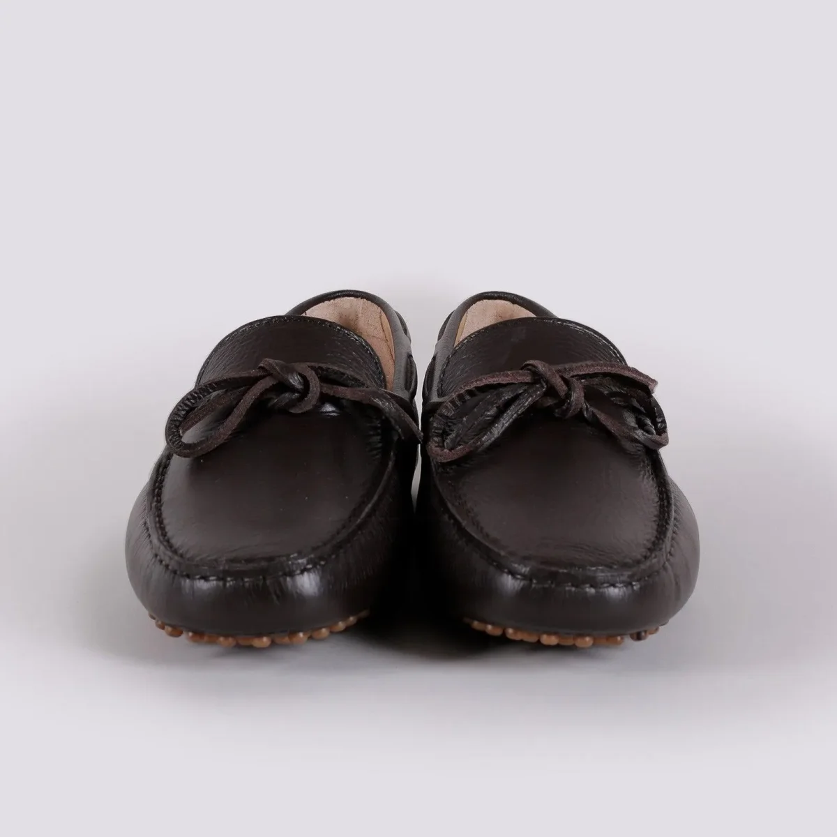 MOCASSINO CON GOMMINI IN PELLE - immagine 5