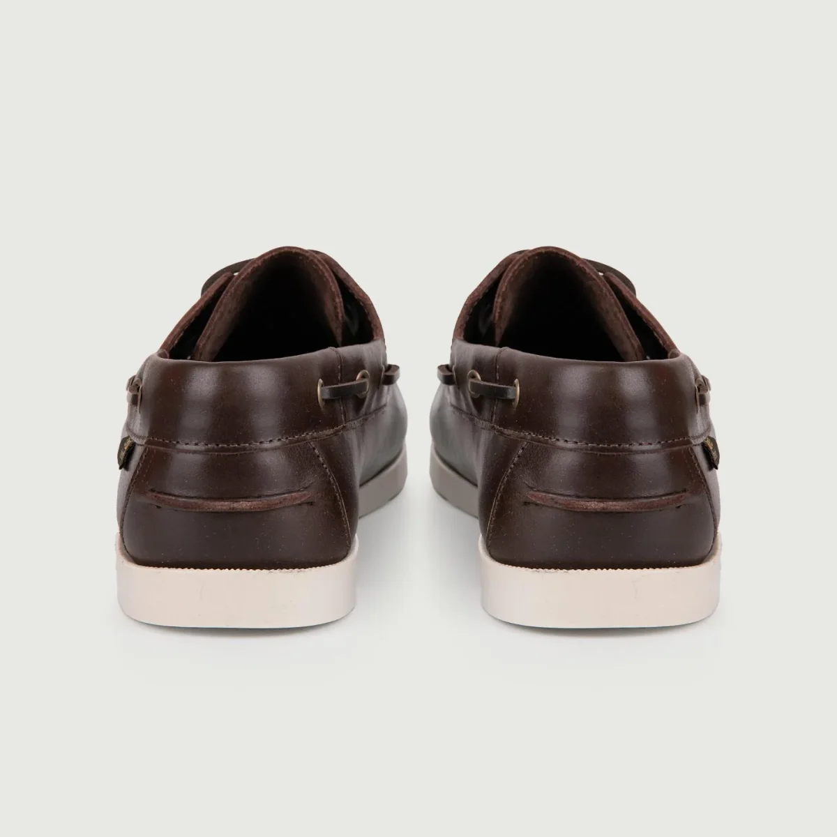 MOCASSINO DA BARCA IN CUOIO MARRONE - immagine 4