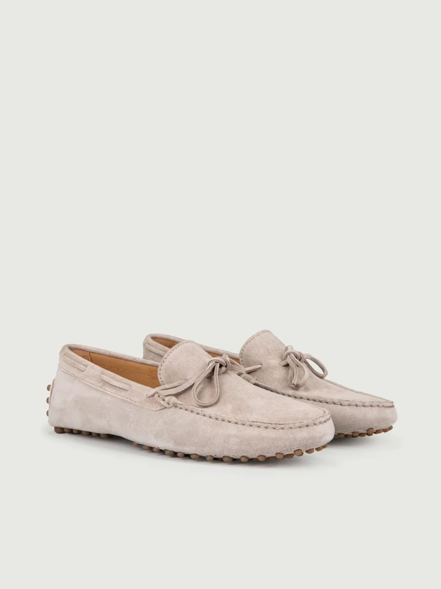 MOCASSINO GOMMINI IN CAMOSCIO - immagine 3