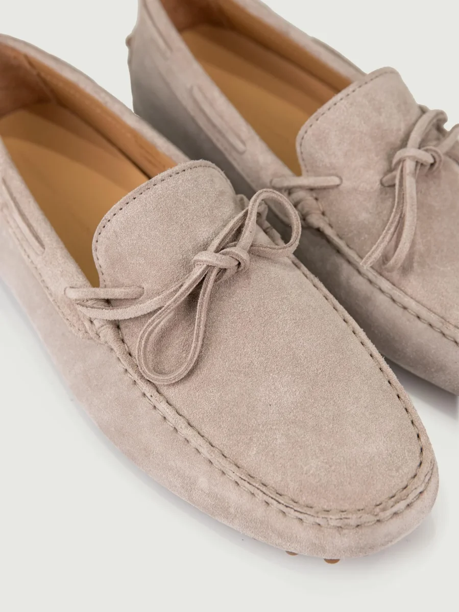 MOCASSINO GOMMINI IN CAMOSCIO - immagine 6