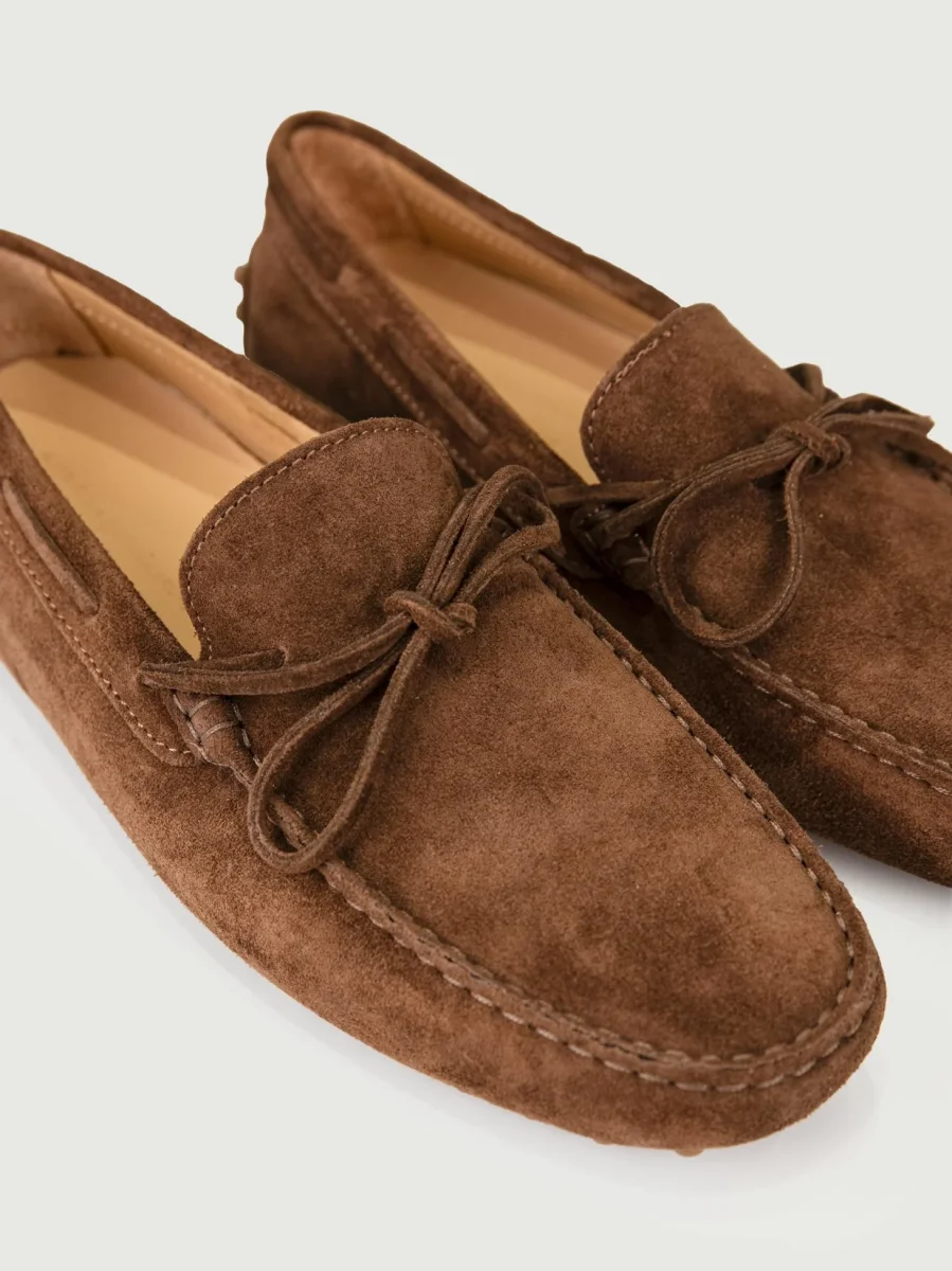 MOCASSINO GOMMINI IN CAMOSCIO - immagine 6