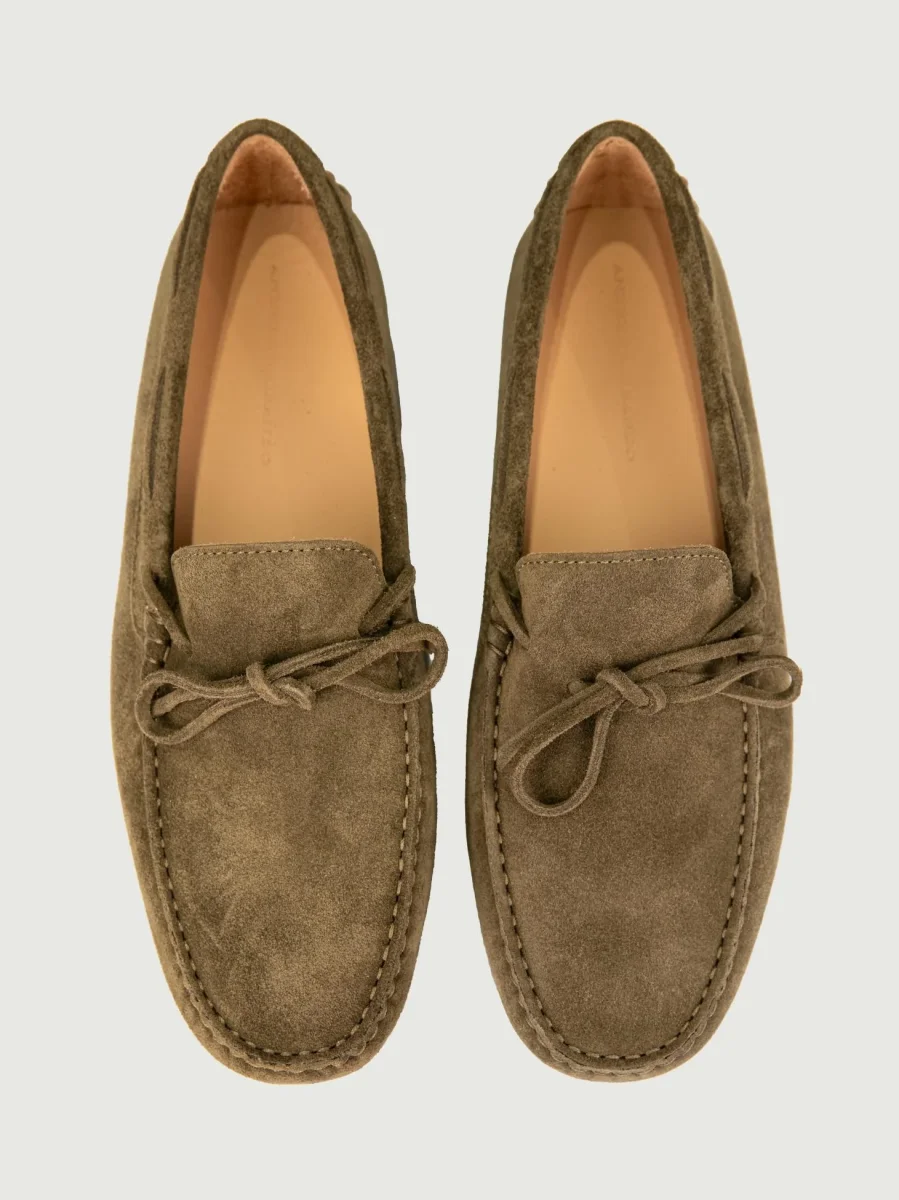 MOCASSINO GOMMINI IN CAMOSCIO - immagine 5