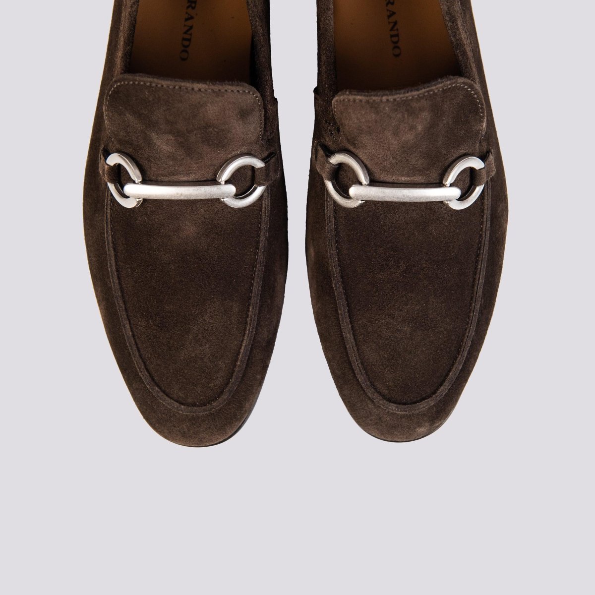 MOCASSINO IN CAMOSCIO CON FIBBIA - immagine 4