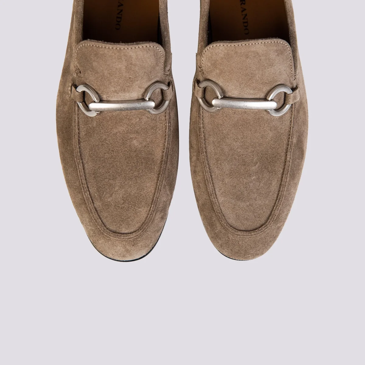 MOCASSINO IN CAMOSCIO CON FIBBIA - immagine 5