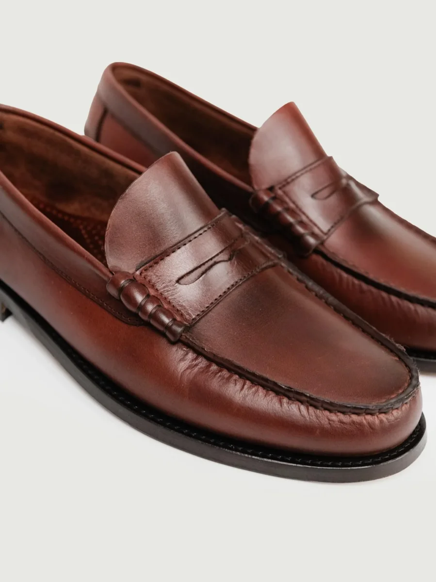 MOCASSINO PENNY IN PELLE MARRONE - immagine 6