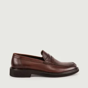 MOCASSINO PENNY IN PELLE MARRONE