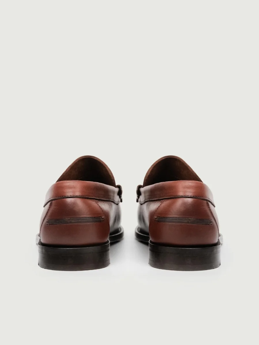 MOCASSINO PENNY IN PELLE MARRONE - immagine 4