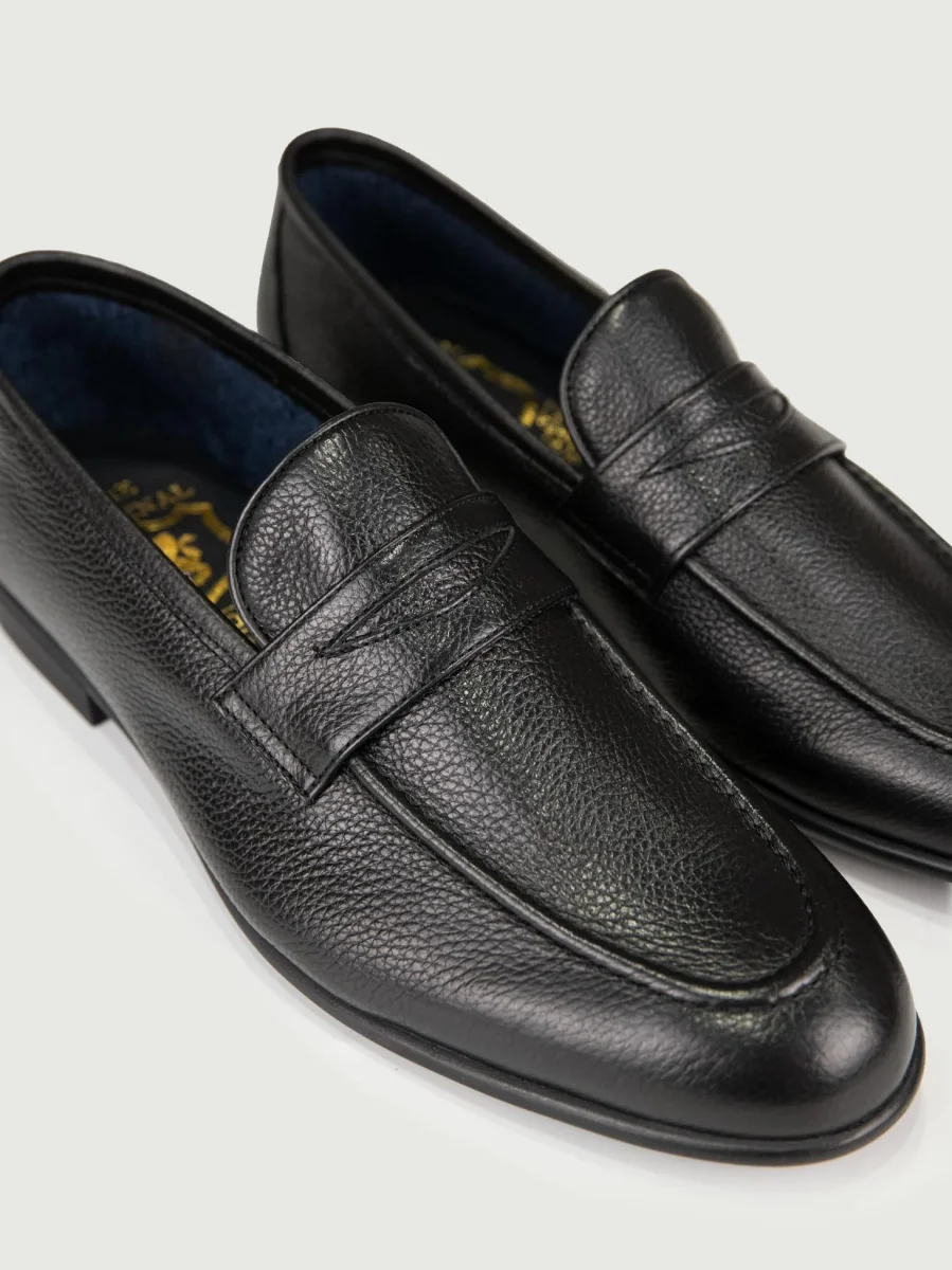 MOCASSINO PENNY IN PELLE MARTELLATA - immagine 6