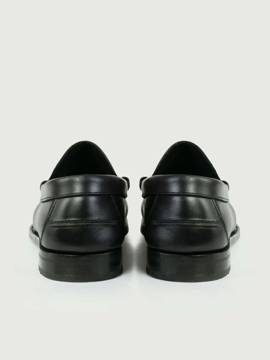 MOCASSINO PENNY IN PELLE NERA - immagine 4